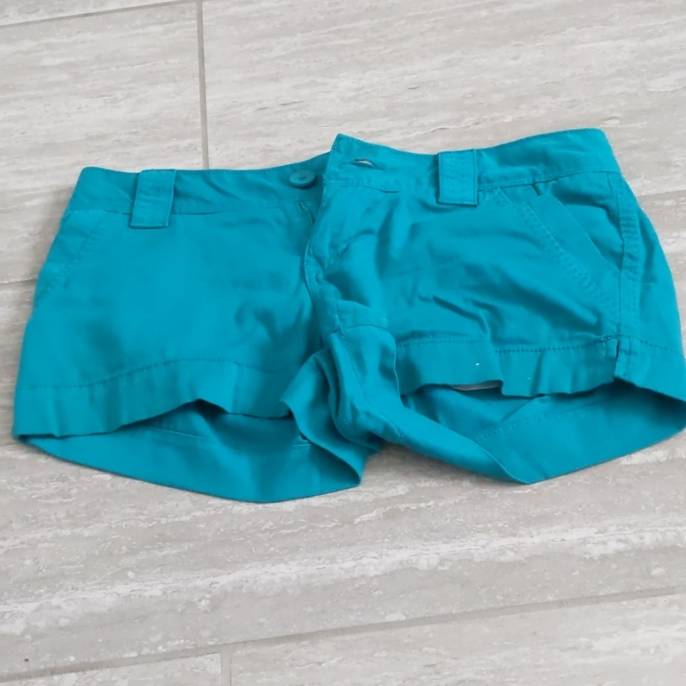 Turquoise shorts